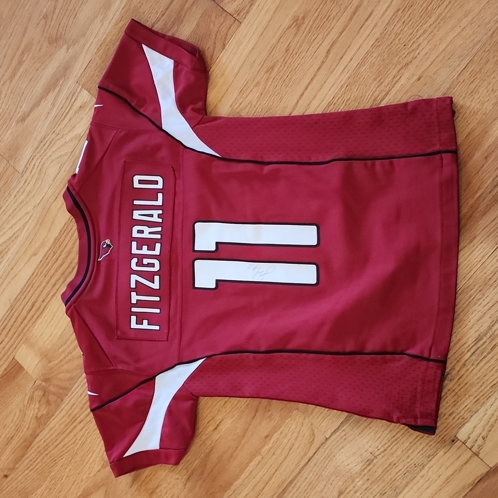 Arizona Cardinals NFL Football Nike On Field signed Jersey Shirt youth small 8